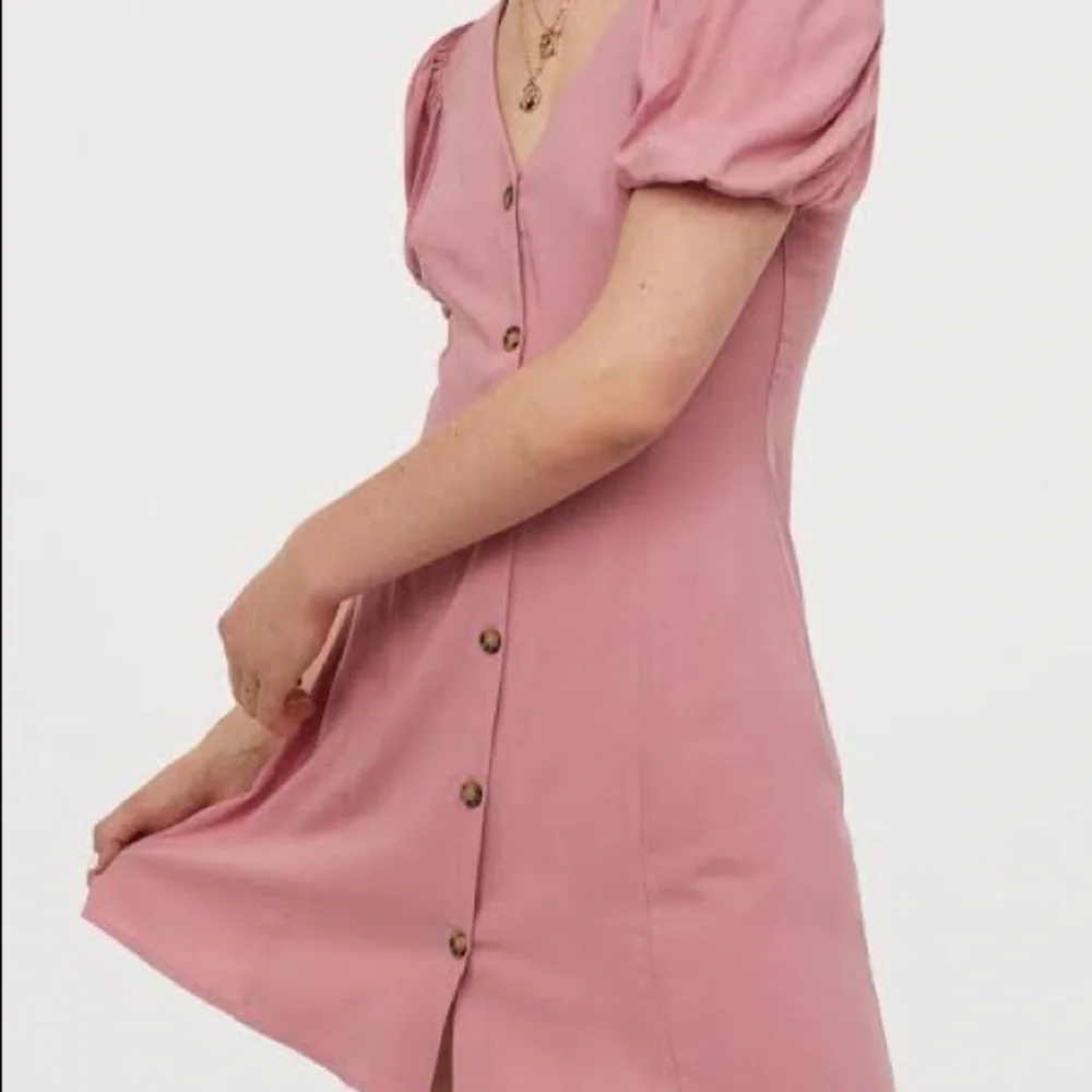 Dusky Pink Short Dress - Picture 3 of 6